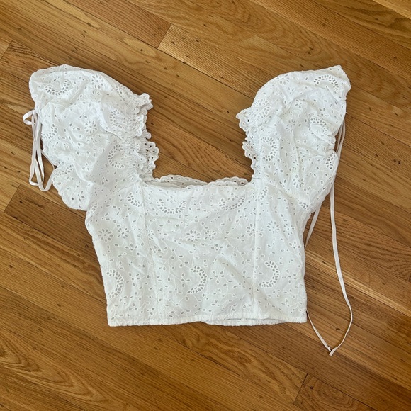 LoveShackFancy Tops - Loveshackfancy Melina blouse size 0